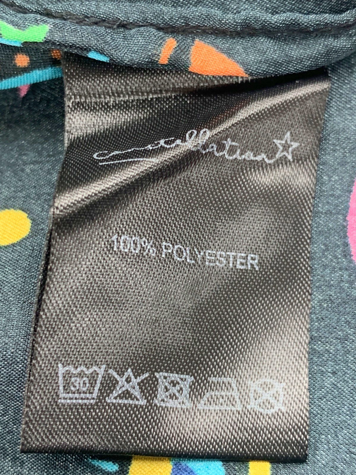 Constellation Black Eye Print Blouse UK XL