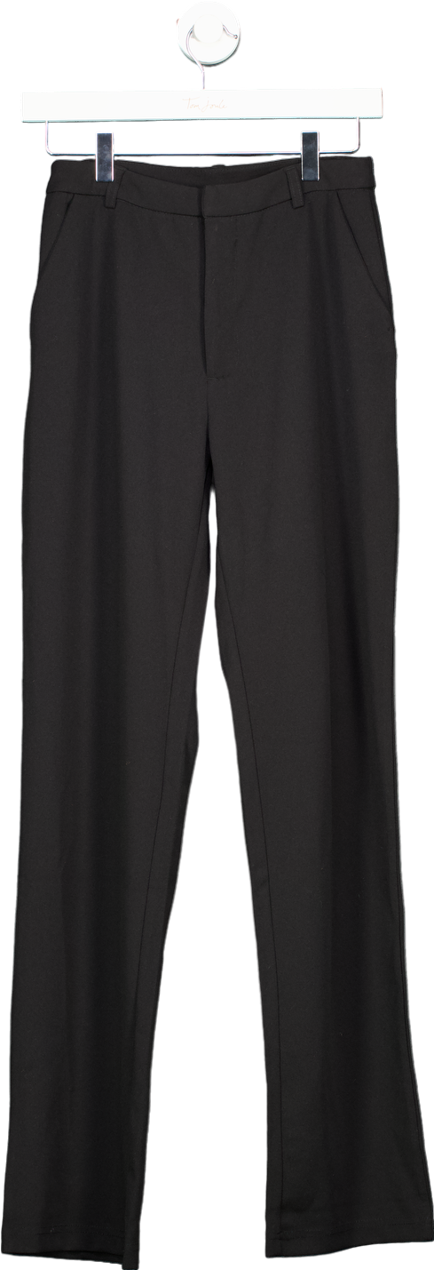 JDY Black Straight Leg trousers UK S