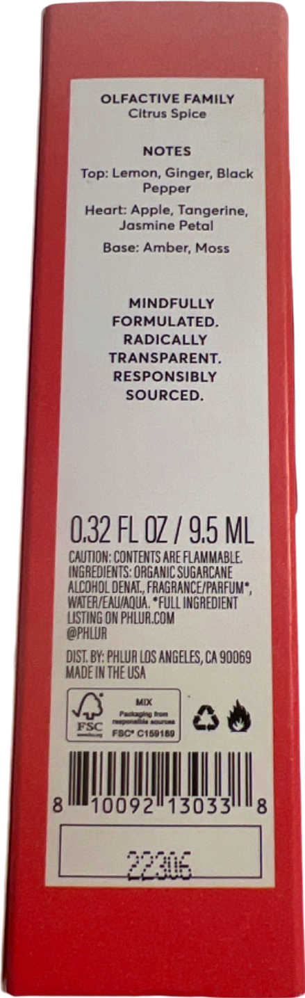 Phlur Tangerine Boy Eau De Parfum 9.5ml