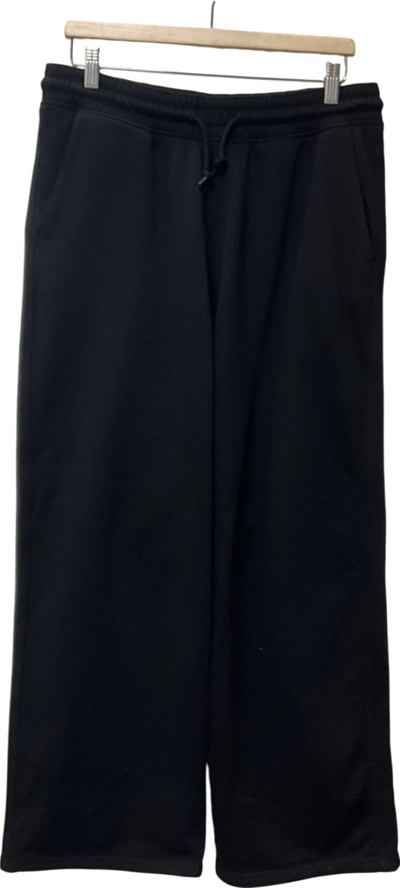 Weekday Black Relaxed Heavyweight Sweatpants UK M