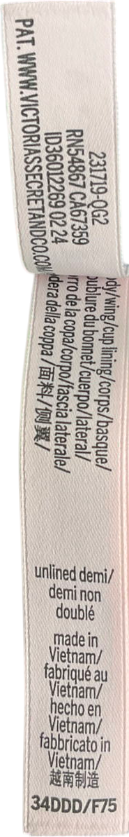 victoria secret Cool Down Blue Unlined Demi Bra UK 34DD