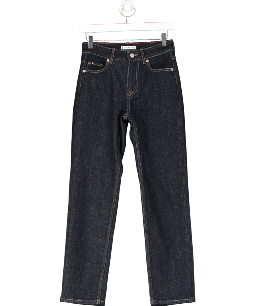 Tommy Hilfiger Blue Classic Straight Leg High Rise Jeans L30 W25
