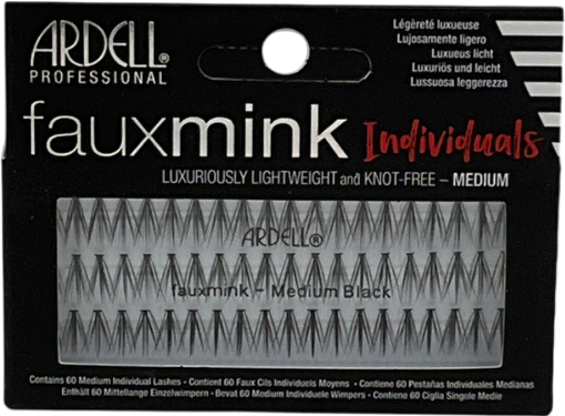 Ardell Faux Mink Individuals - Medium Black M One size