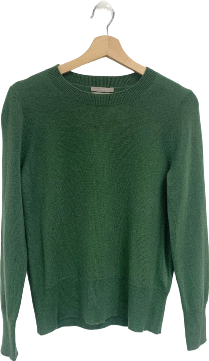 J Crew Green Cashmere Jumper UK XS