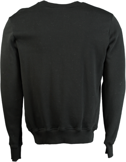 Billionaire Black Crew Neck Sweatshirt UK S