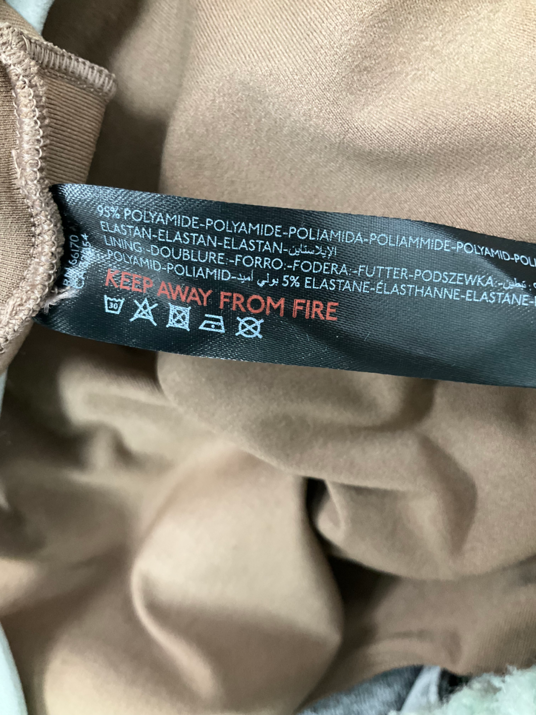 Urban Outfitters Brown Gathered Front Long Sleeve Bodysuit UK XL