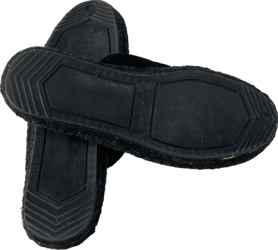 Black Suede Backless Loafer UK 5 EU 38 👠