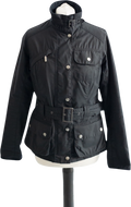 Barbour Dark Navy Blue Padded Softshell Jacket UK 10