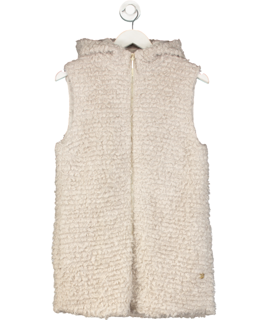 Falconeri Beige Mohair Wool Gilet UK M