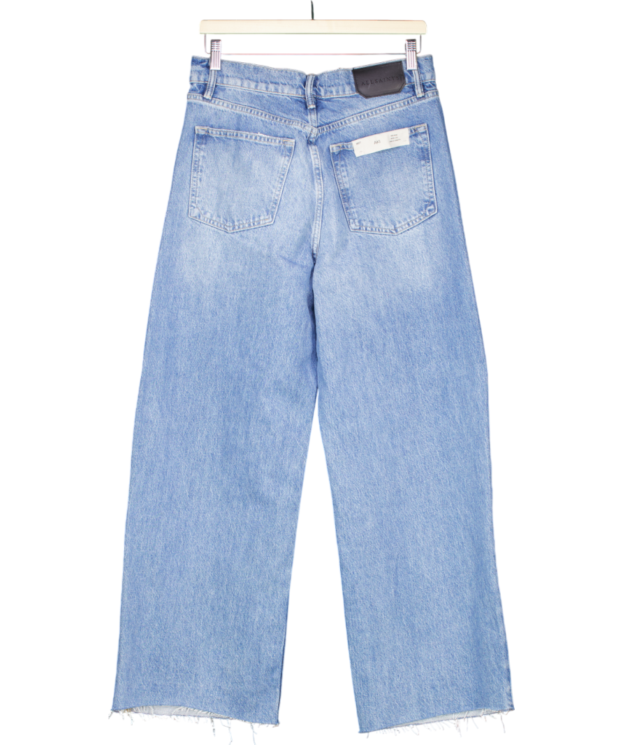 AllSaints Blue Crossover Aki Jeans W27