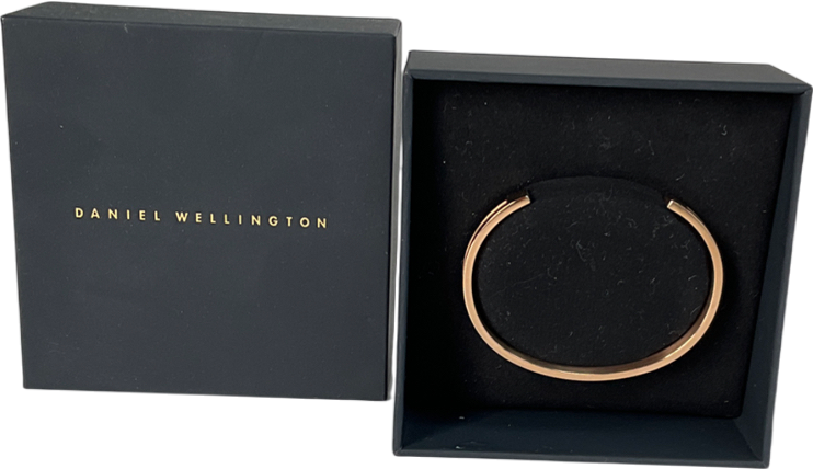 daniel wellington Metallic Classic Rose Gold Tone Cuff Bracelet Boxed