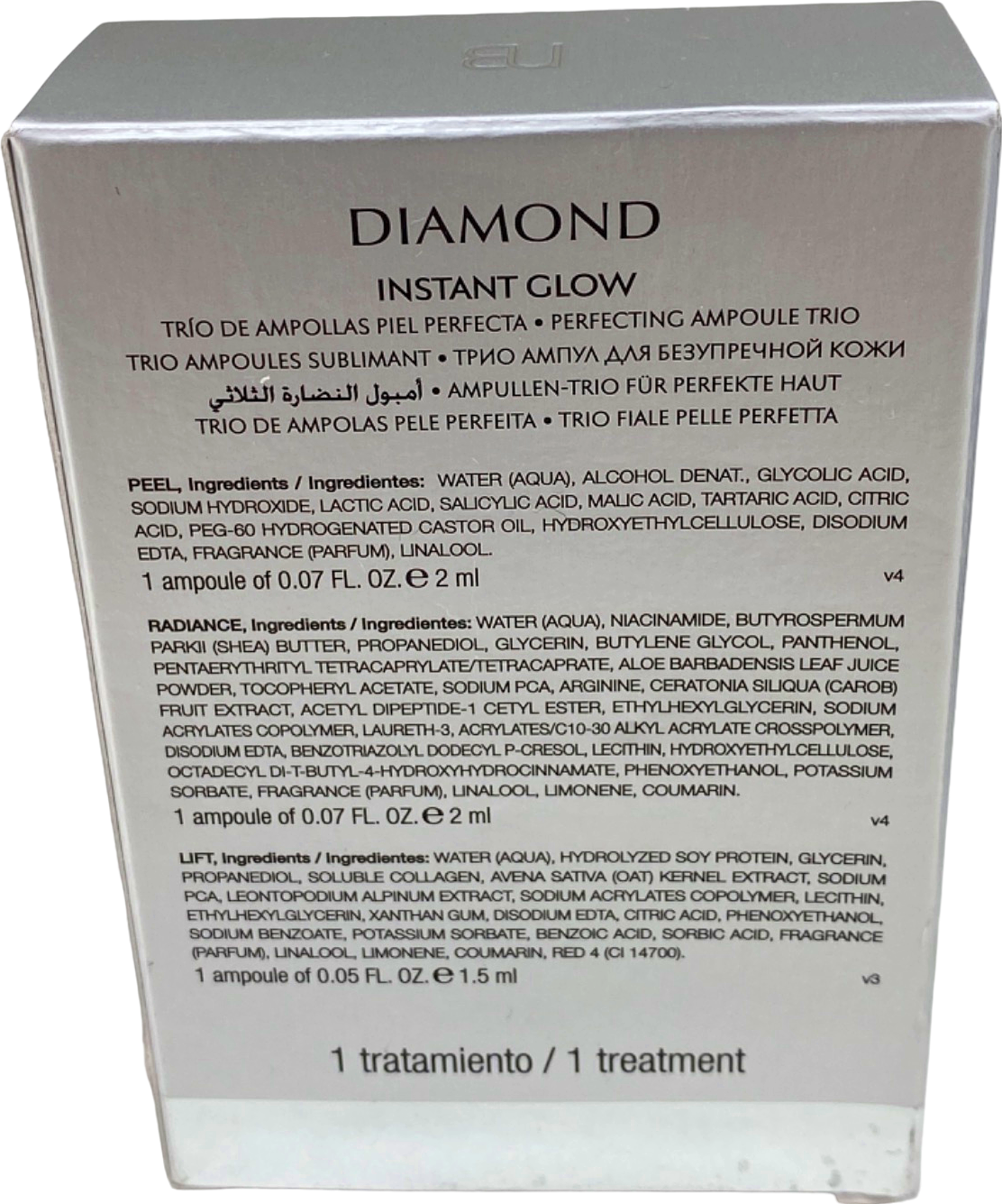 Natura Bissé Diamond Instant Glow Trio 3 x 4 ml