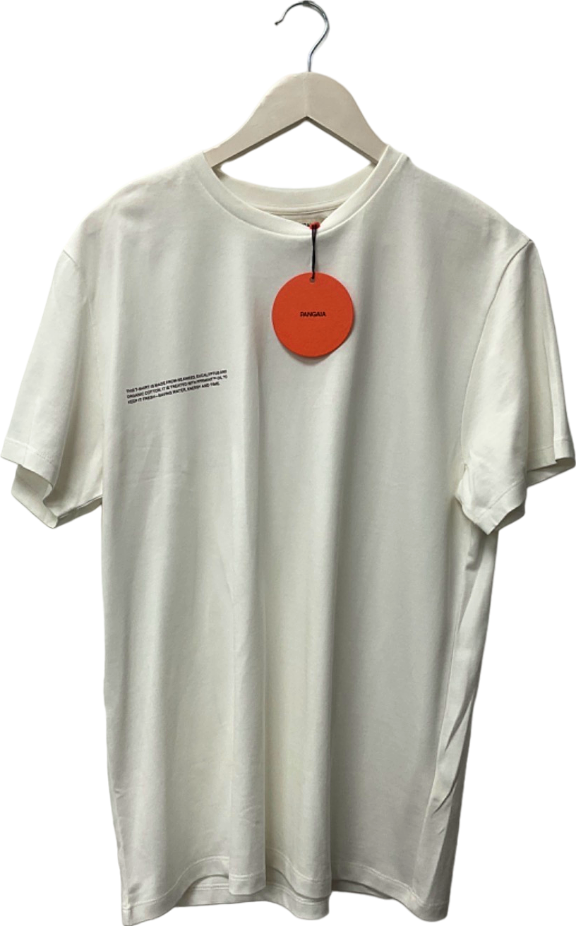 Pangaia White Organic Cotton T-Shirt UK S