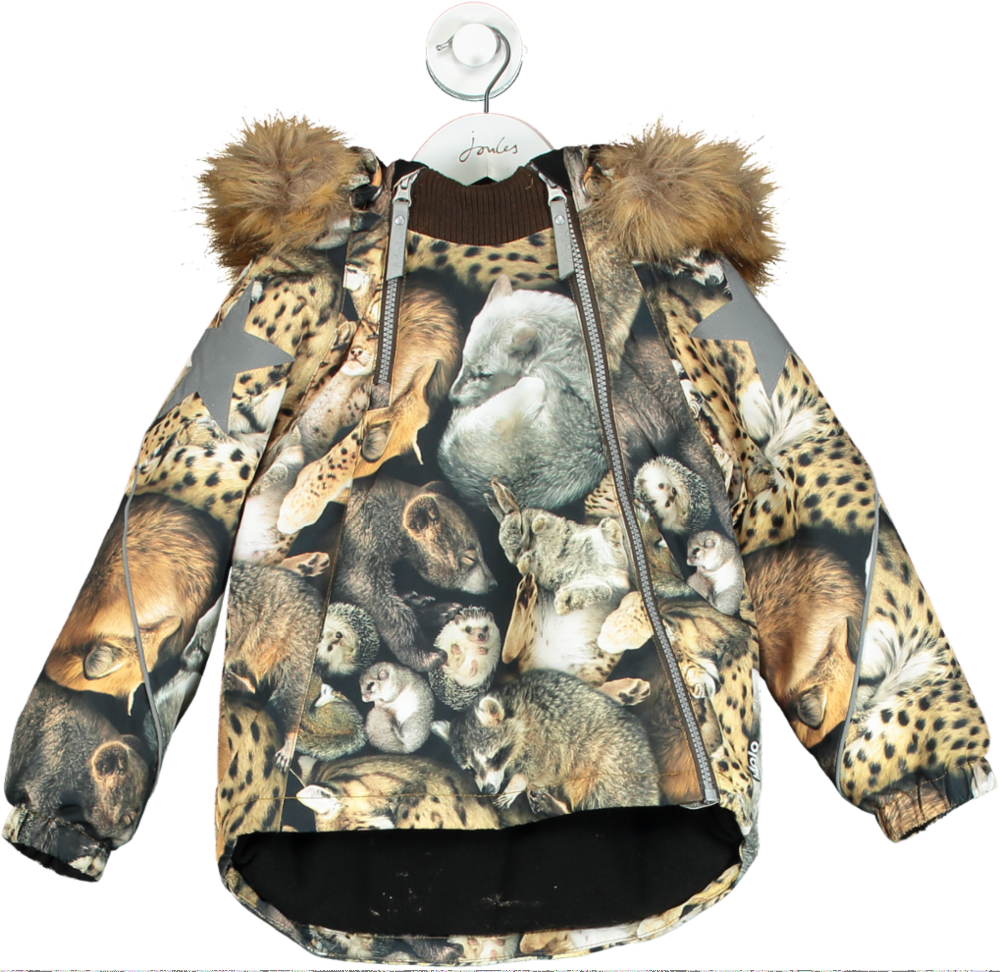 Molo Multicoloured Animal Print Jacket UK 4-5 yrs