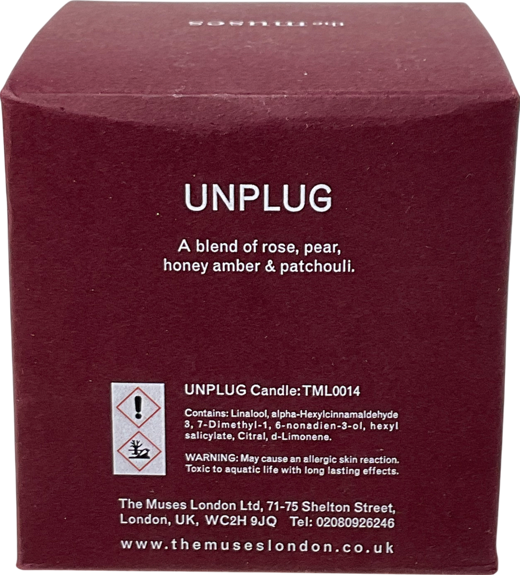 the muses Metallic Unplug Candle One Size
