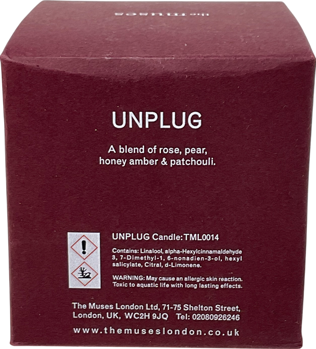 the muses Metallic Unplug Candle One Size