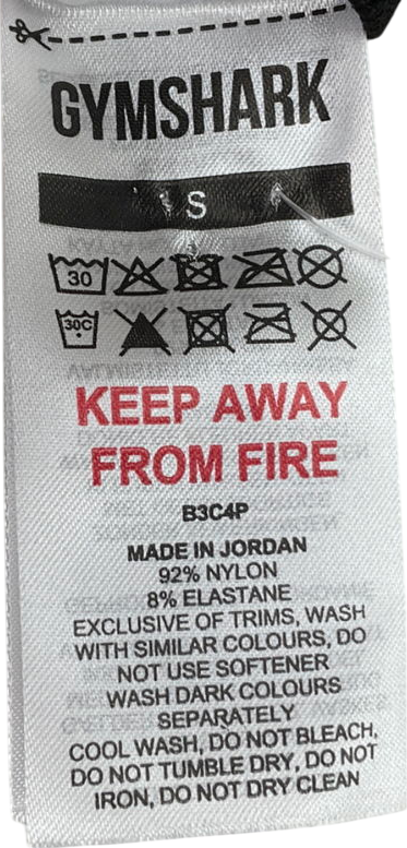 gymshark Black 2-piece Sports Bra And Vital Seamless Leggings UK S