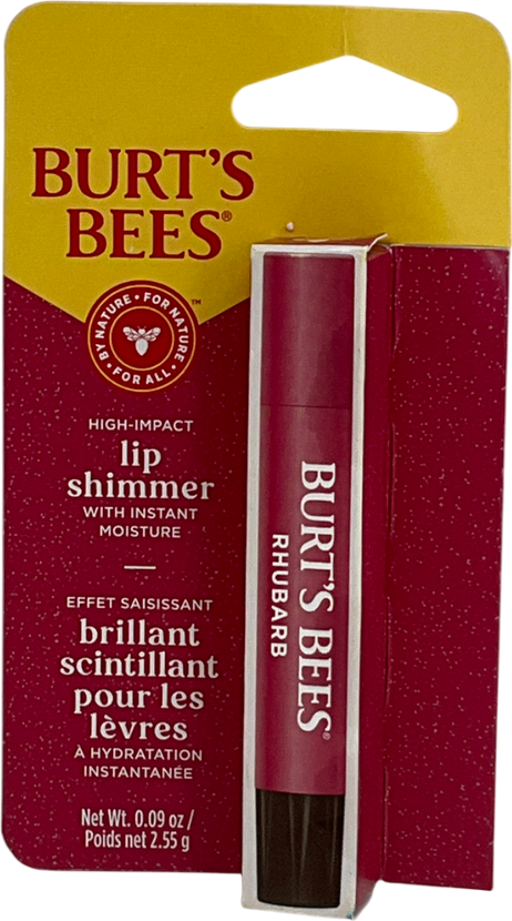 Burts Bees Lip Balm Shimmer 123 Rhubarb 2.55g