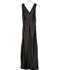 New Look Black Satin Lace Trim Slip Dress UK 6