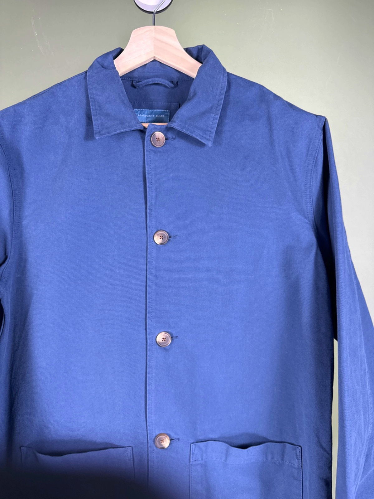 Beaufort & Blake Blue Shacket UK M