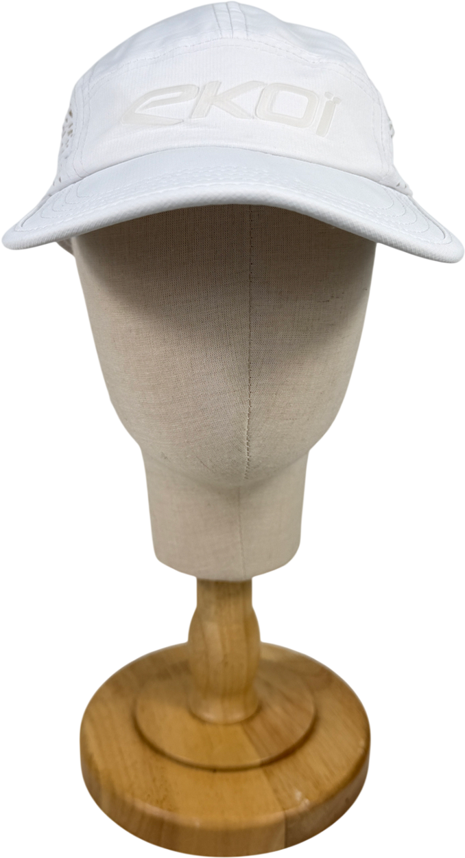 Cap Running Ekoi Ice White One Size