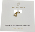 Abbott Lyon Metallic Droplet Birthstone Pendant (gold) One Size