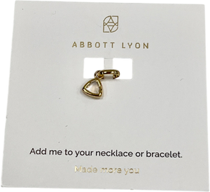Abbott Lyon Metallic Droplet Birthstone Pendant (gold) One Size