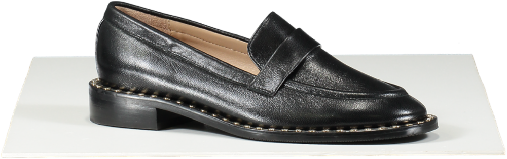 Stuart Weitzman Black Palmer Loafer UK 3 EU 36 👠