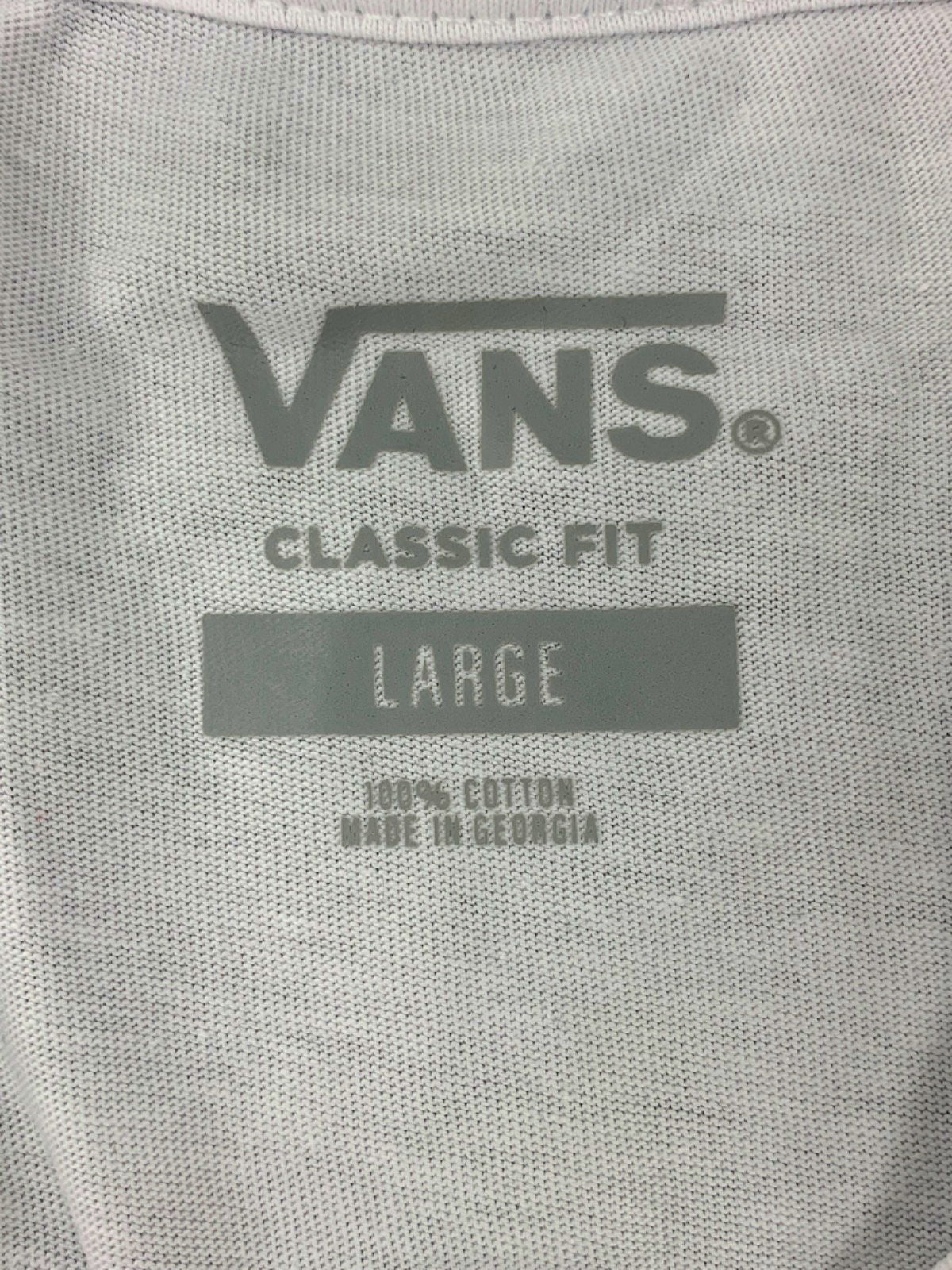 Vans White 'Staying Grounded SS' T-shirt Large