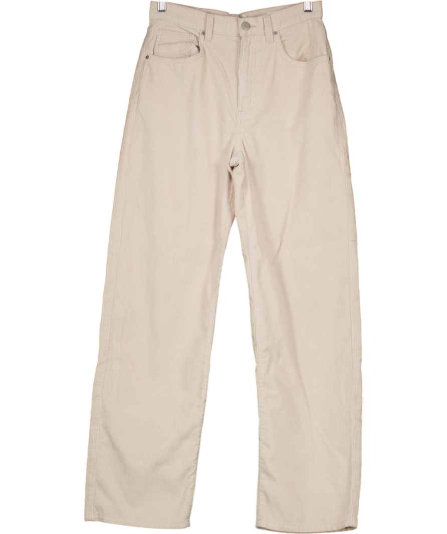cotton on Beige Cord Straight Jean UK 8