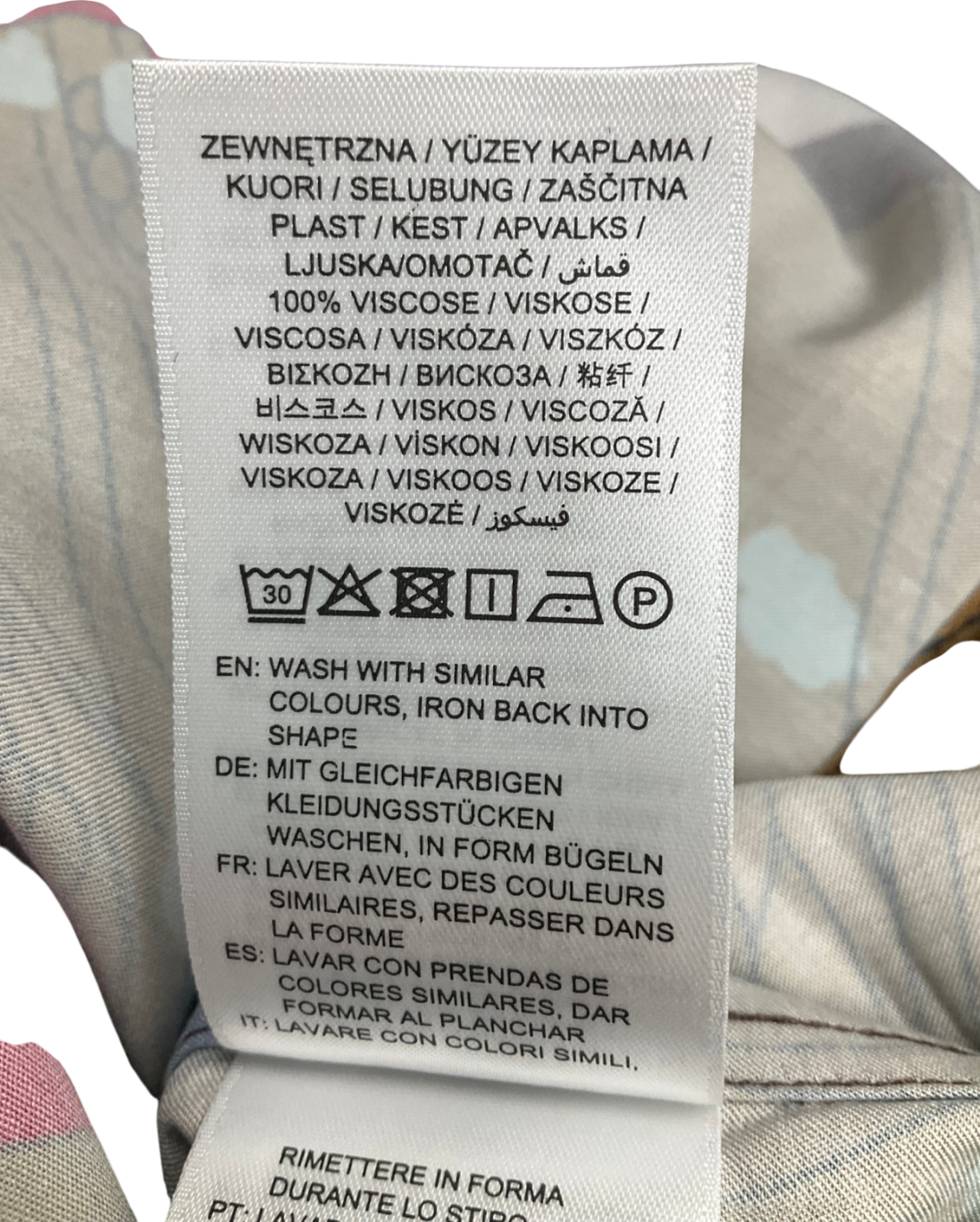 GANT Multicoloured Liberty Printed Short Sleeve Shirt UK S