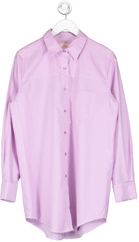 Camila Coelho Purple Elliot Shirt Dress UK S