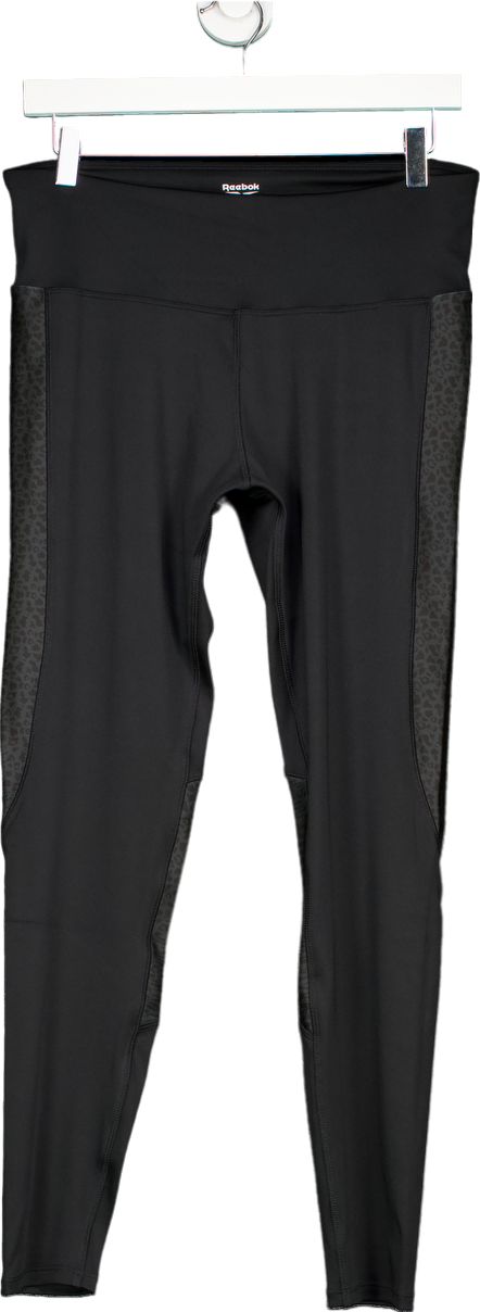 Reebok Black Workout Leggings UK L