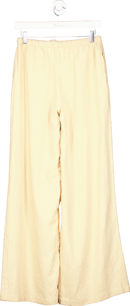 Monday Beige Wide Leg Trousers US P