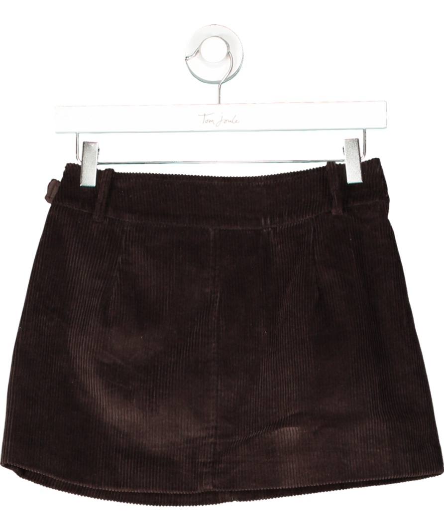 The New Archive Brown 2-piece The Corduroy Trench Coat And Mini Skirt UK 6