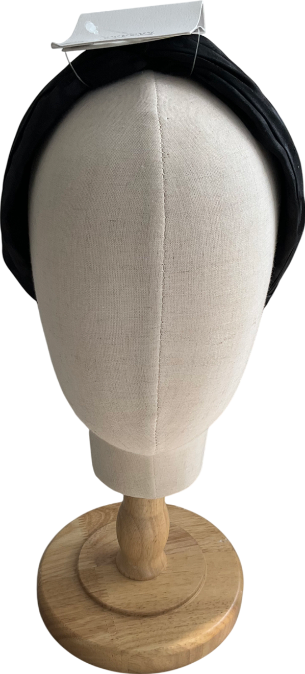 Matalan Black Wide Animalprint Satin Headband One Size