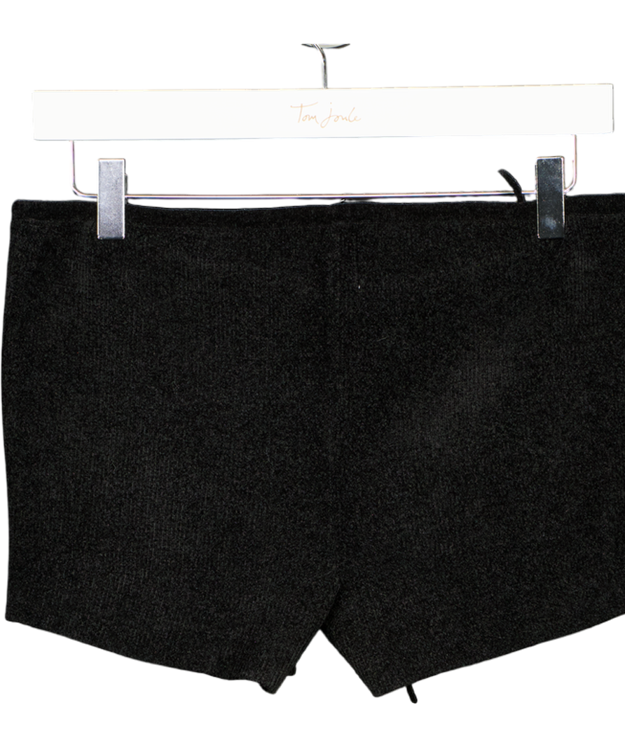 With Jean The Cheek Short | Black UK XS