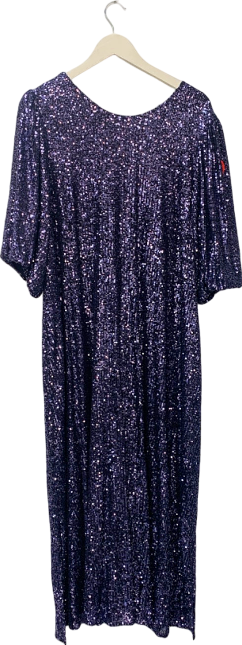 Scamp & Dude Purple Sequin Dress UK 22