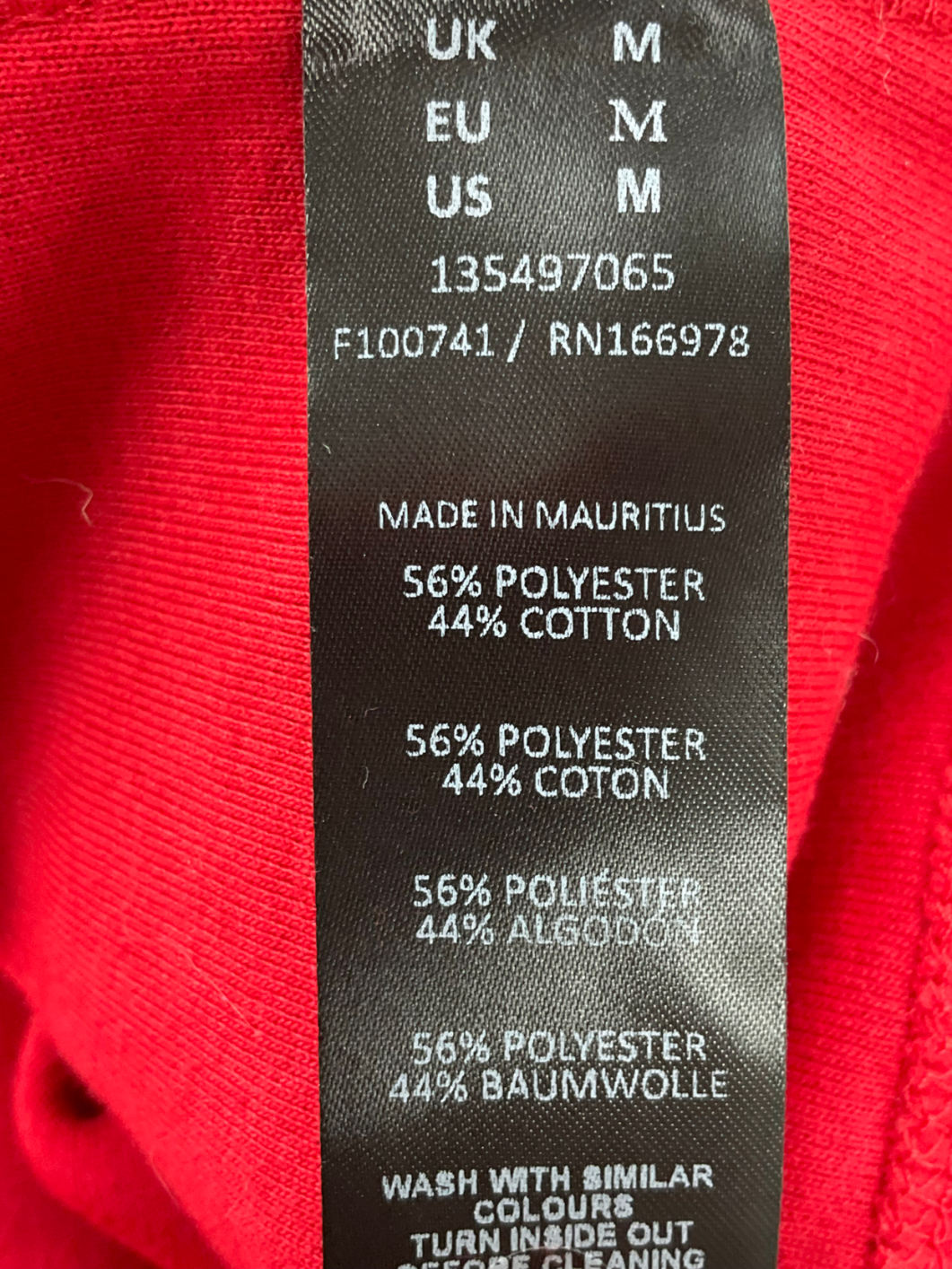 ASOS Red Supersoft Roll Neck Jumper UK M