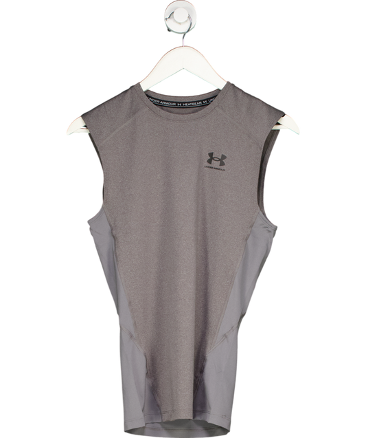 Under Armour Grey Heatgear Sleeveless Vest UK M