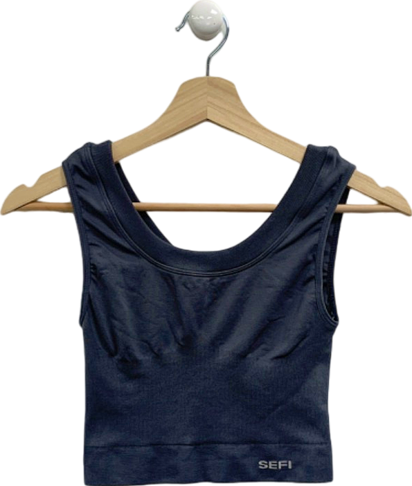 Sefi Grey Crop Top UK XS