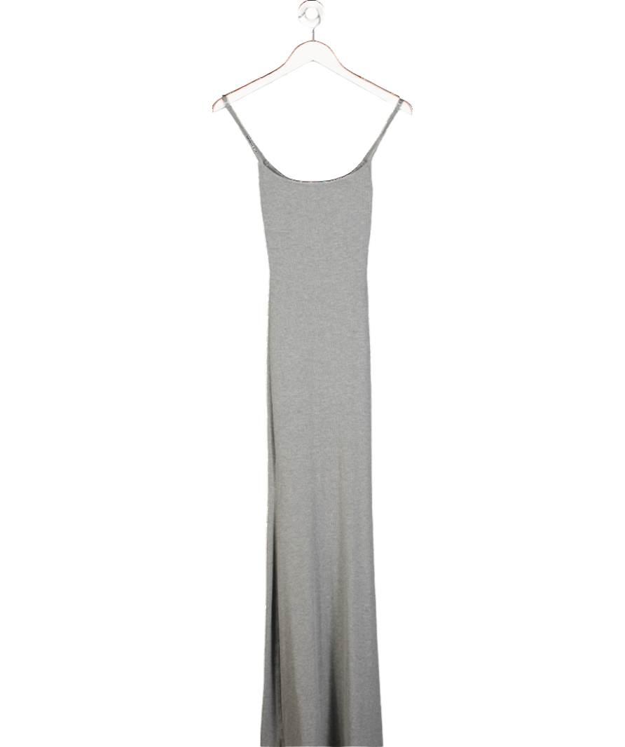 SKIMS Grey Soft Lounge Long Slip Dress UK XS