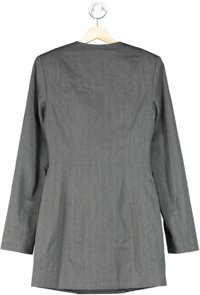 NA-KD Grey Blazer UK 6