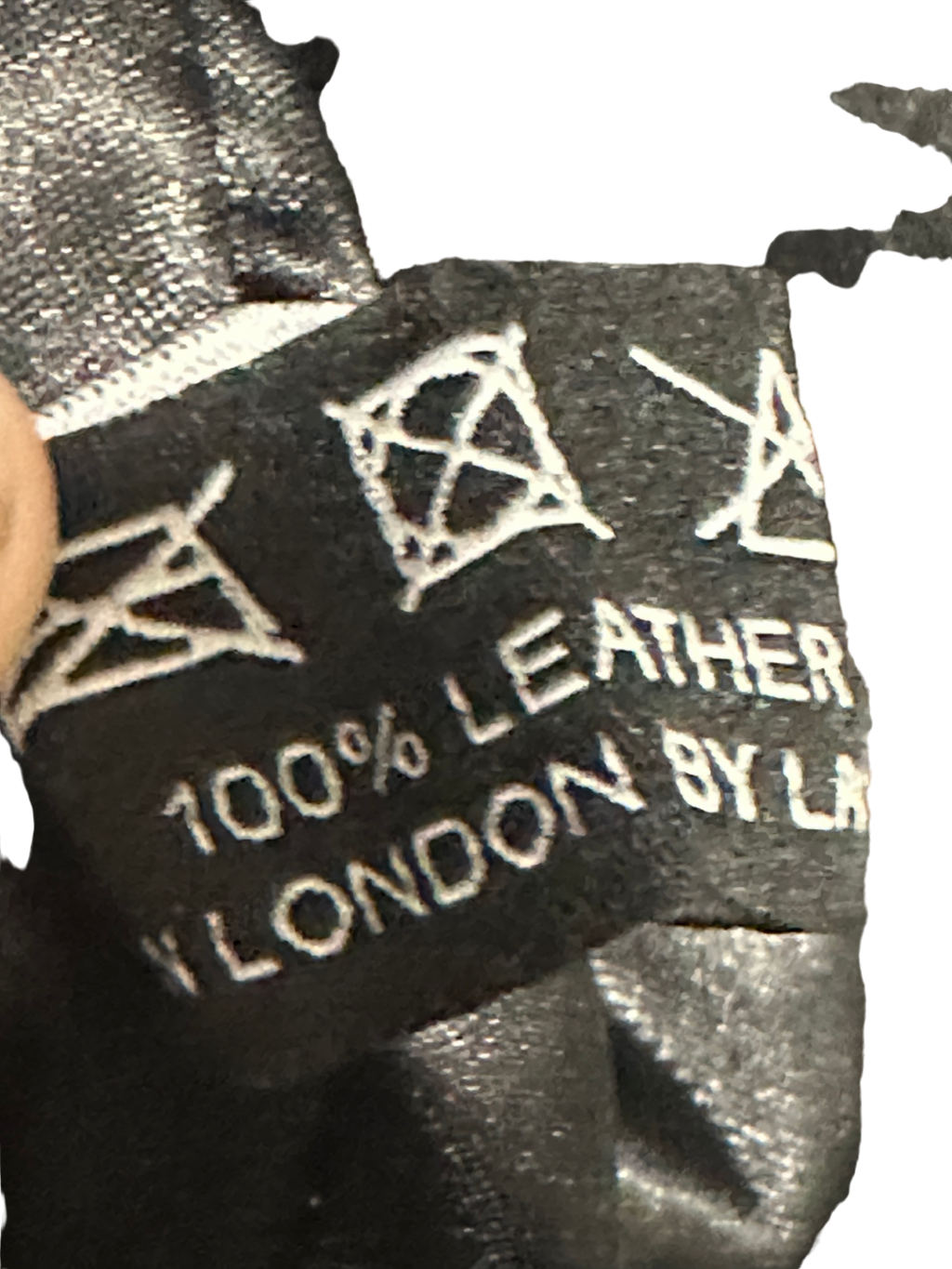 Laurie Lee Black Custom “Cute but Psycho” Leather Biker Jacket UK S