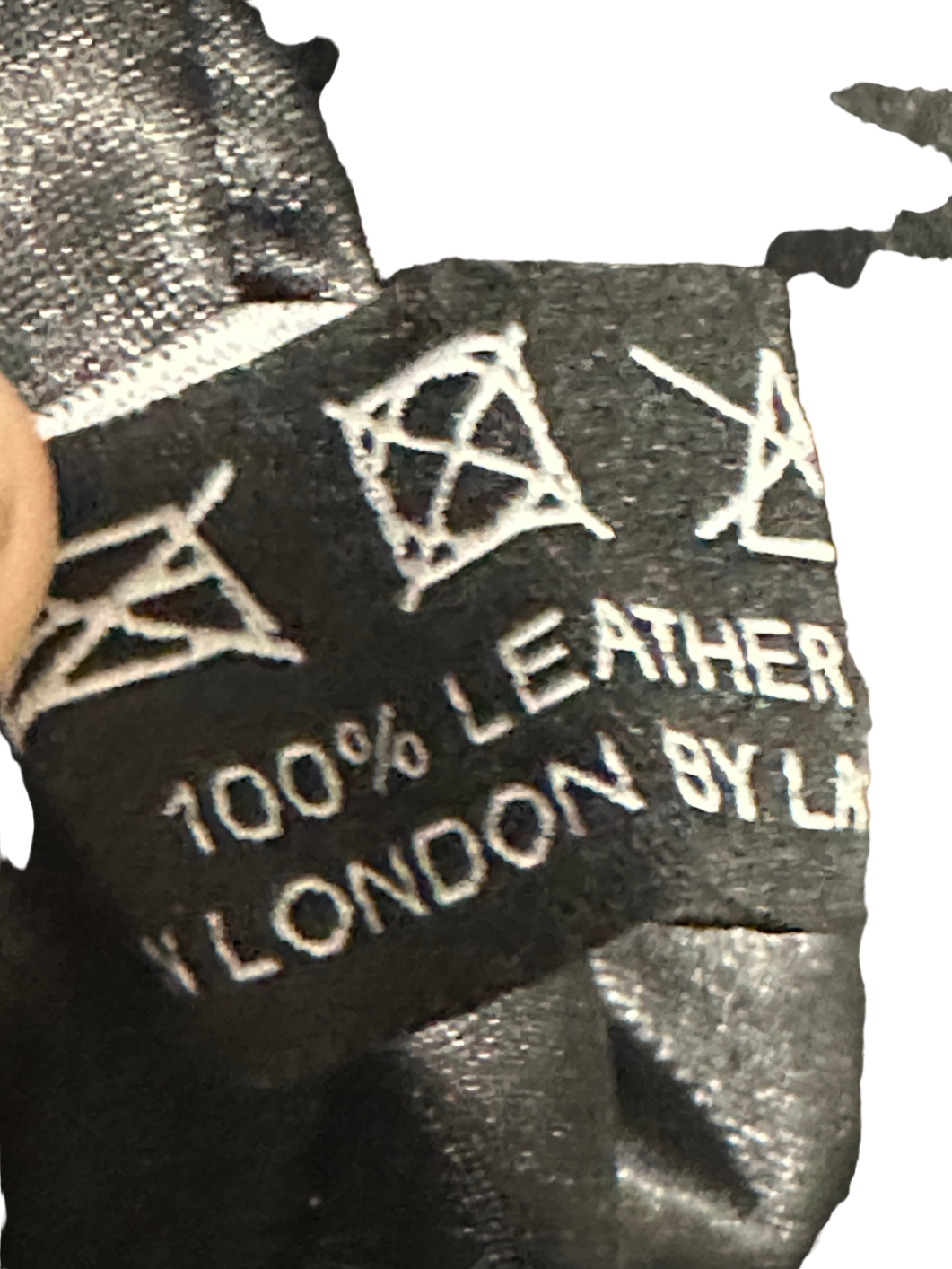 Laurie Lee Black Custom “Cute but Psycho” Leather Biker Jacket UK S