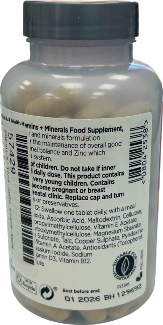 Superdrug General Wellbeing A-Z with Minerals 180 Tablets