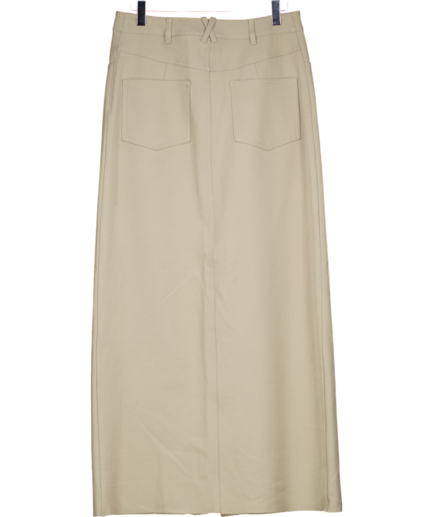 Kookai Beige Berlin Maxi Skirt UK 8