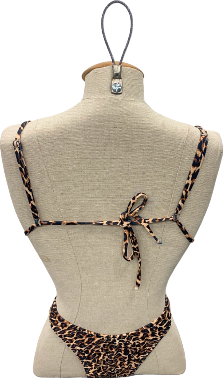 Loleia Leopard Print Bikini Set UK S/XS