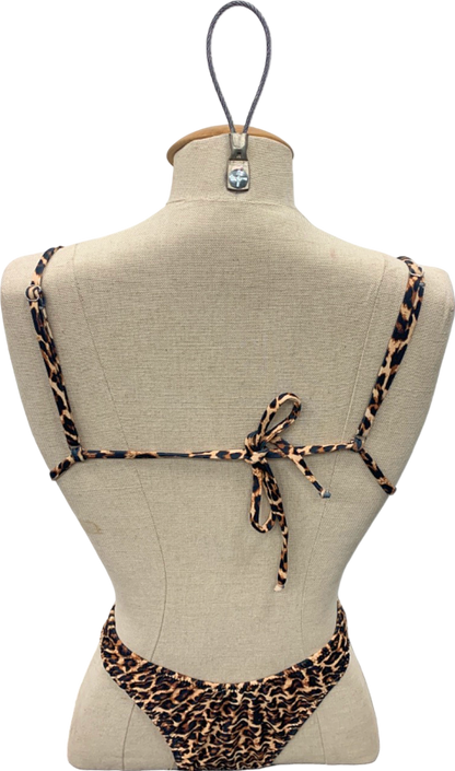 Loleia Leopard Print Bikini Set UK S/XS