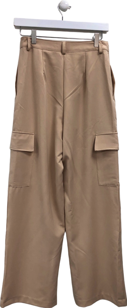 New Look Beige Cargo Trousers UK 8